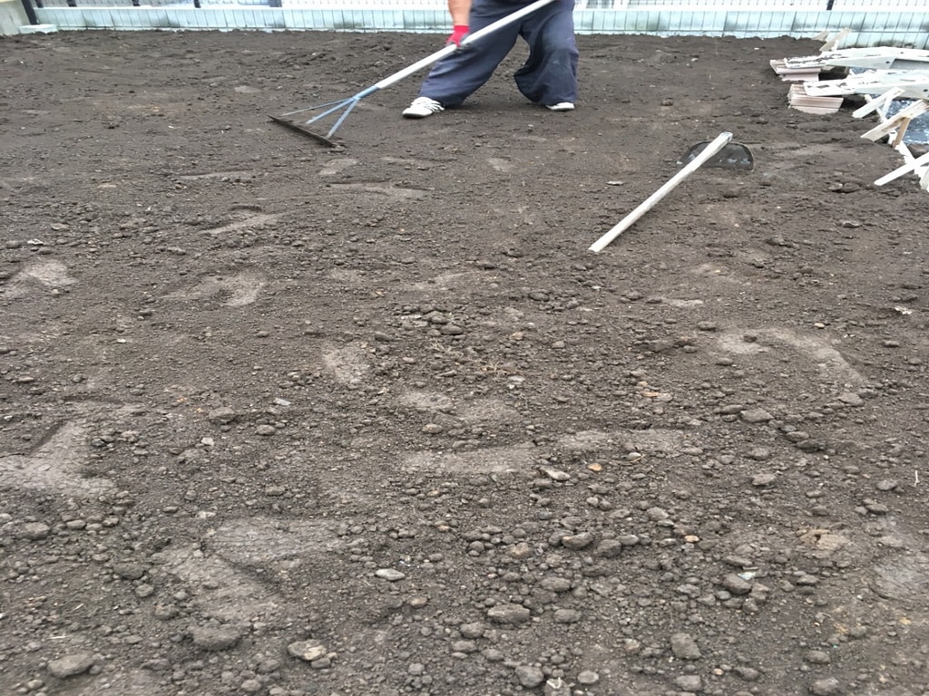 お庭の整地 ホームエクステリア アサヤマ