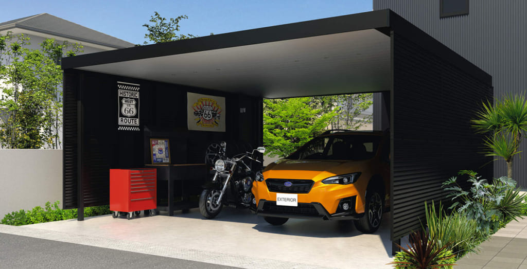 見た目も強度も◎!新しい時代のカーポート登場 | ホームエクステリア
