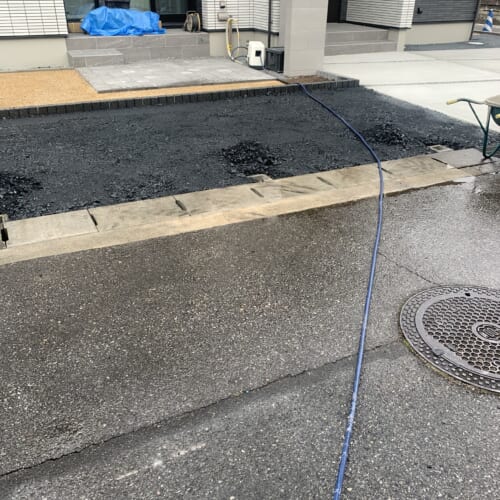 全面道路清掃です。