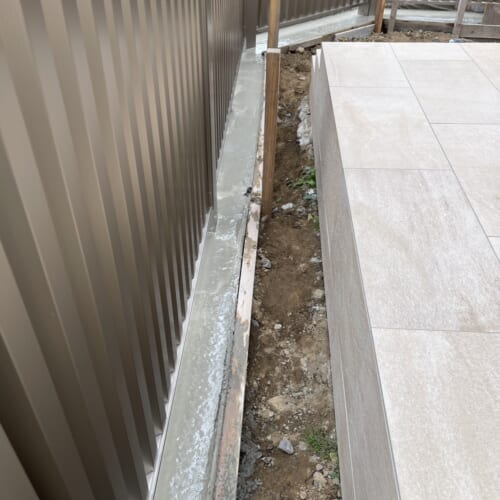 基礎コンクリート打設です。