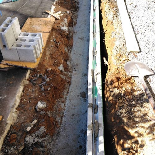 ブロック横筋です。