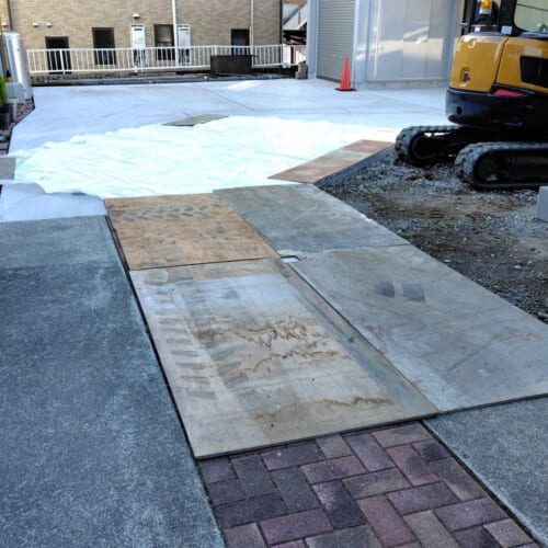 本日より着工です。よろしくお願いいたします。