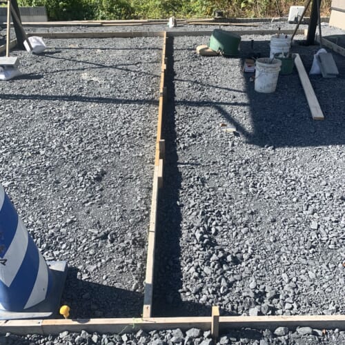 土間型枠です。