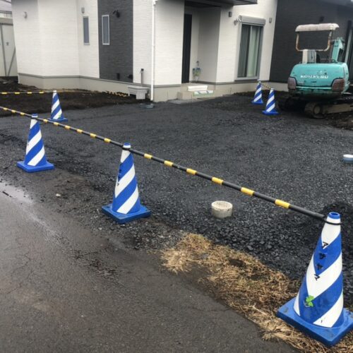 本日は雨の為、休工です。