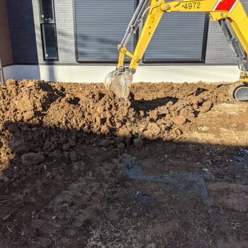 本日より着工です。よろしくお願いいたします。