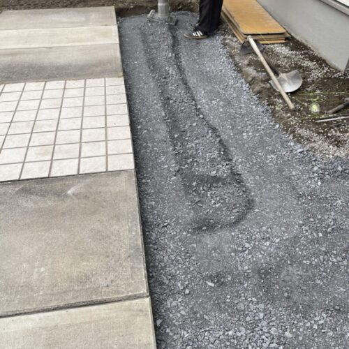 着工致しました。よろしくお願いいたします。