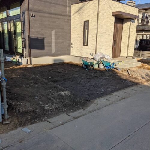 本日より着工です。よろしくお願いいたします。