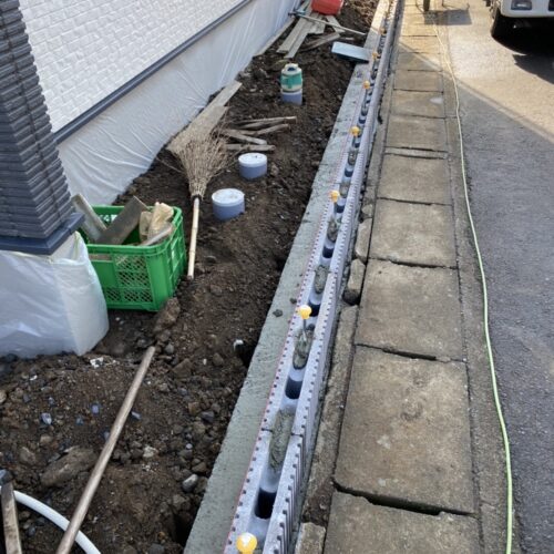 ブロック組積です。