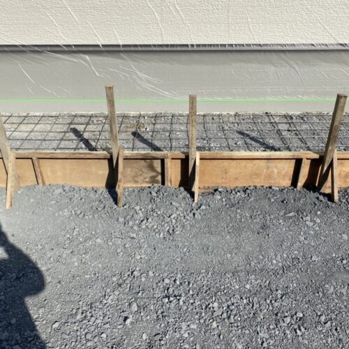 犬走りメッシュ状況です。