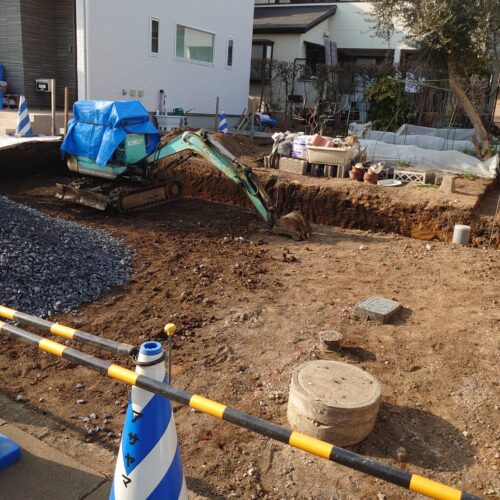 土間下地工事です。