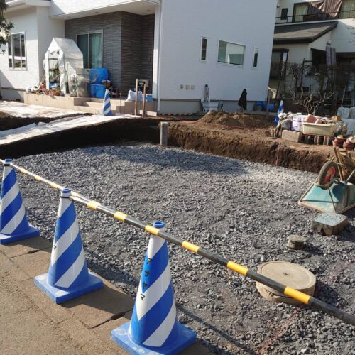 土間下地工事です。