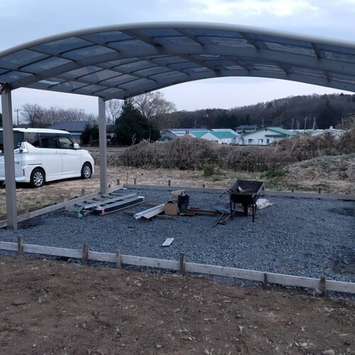 土間コンクリート型枠です。