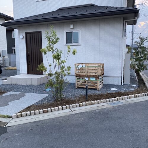 ピンコロ施工です。