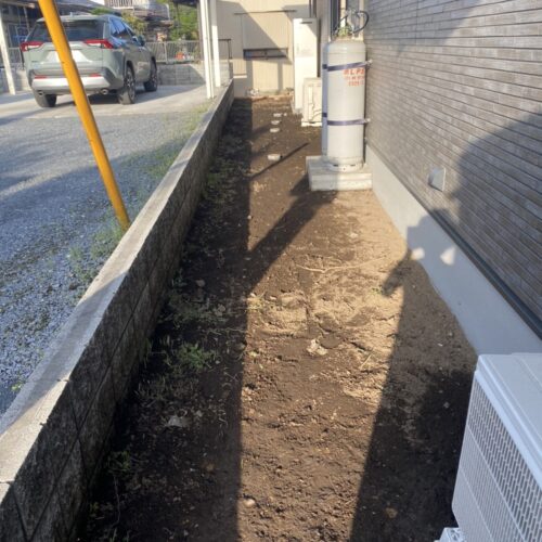 6号下地床付状況です。