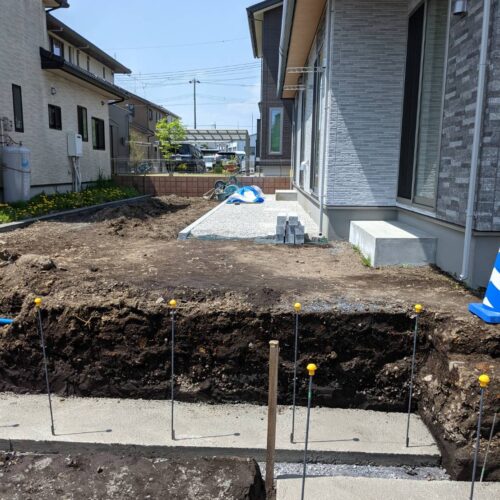 地先ブロック、6号敷きです。