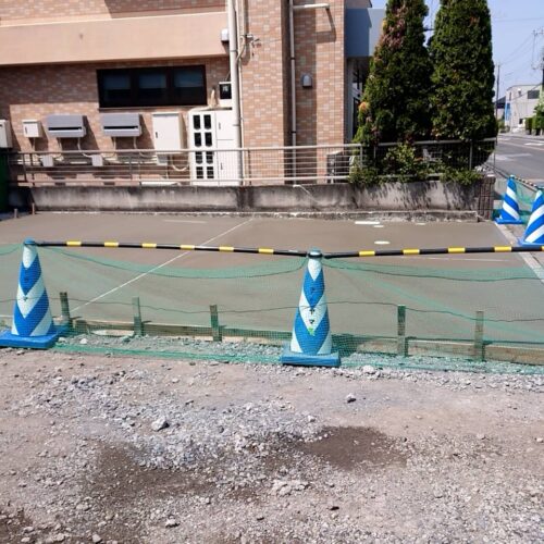 コンクリート養生です。