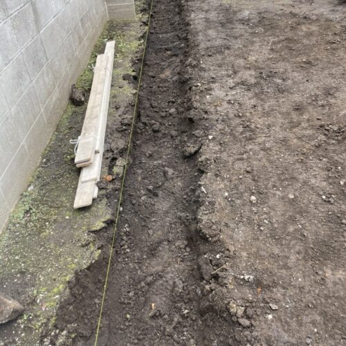 平板掘削作業です。