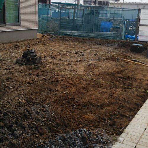 掘削作業です。