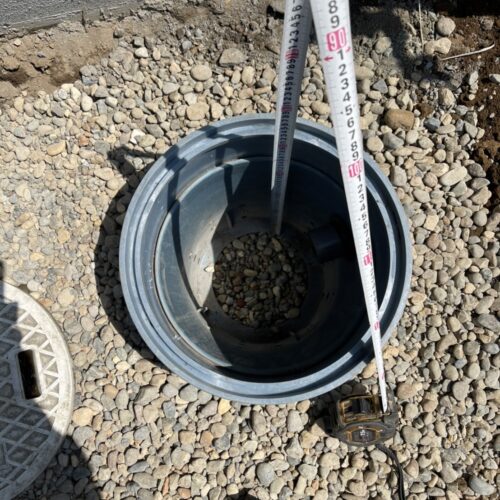 浸透枡設置です。