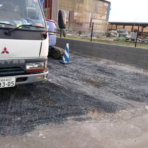 解体作業です。