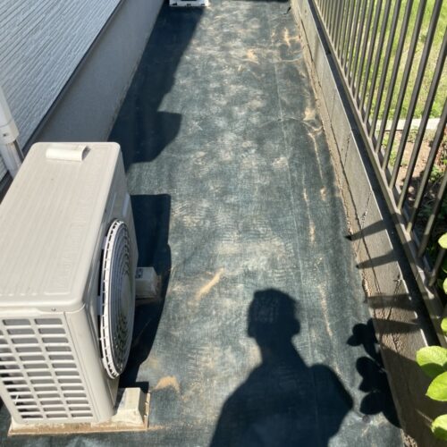 防草シートです。