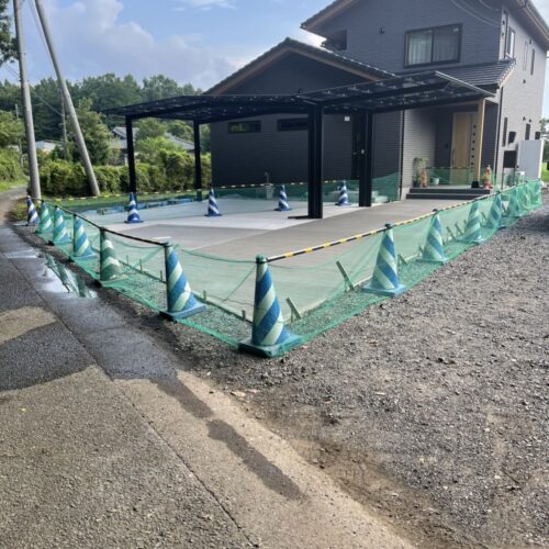 土間コンクリート完了