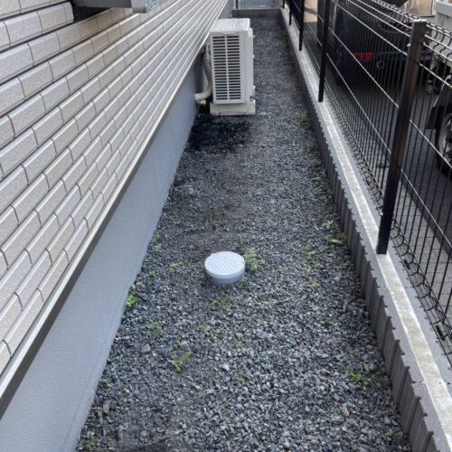 6号下地鋤取り状況です。