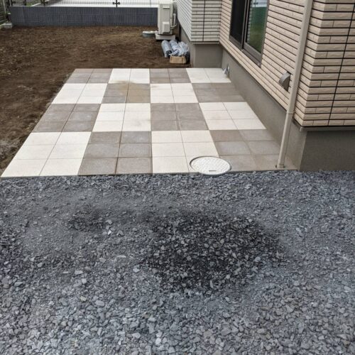 平板貼りです。