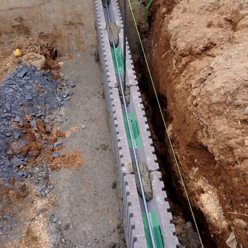 ブロック横筋です。