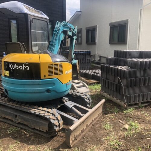 本日は台風接近の雨予報の為工事作業はお休みとなります。