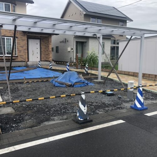 本日の作業は雨の為、休工となります。