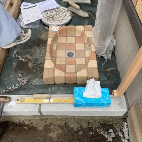 水道パン施工です。