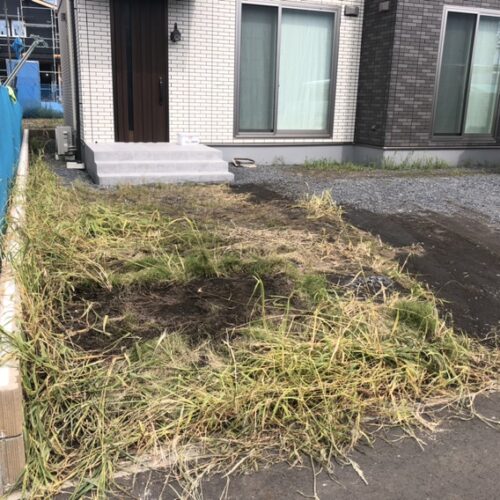 ご近隣のご挨拶を致しまして工事着工準備完了です。