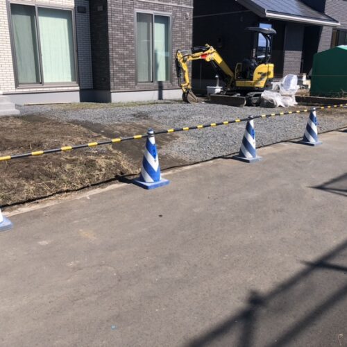 お待たせ致しました工事着工となります。