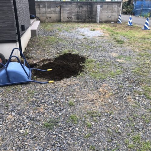 本日より工事着工となります。