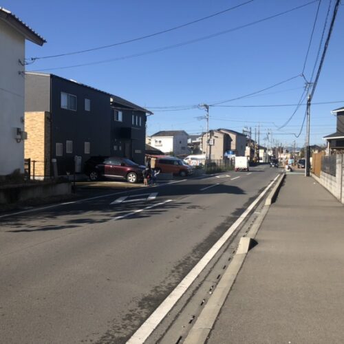 工事着工前のご近隣ご挨拶となります。