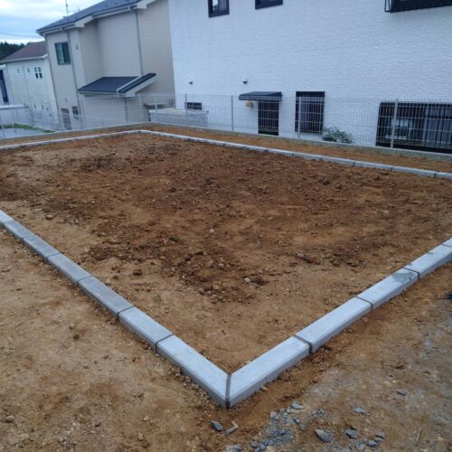 場内整地です。