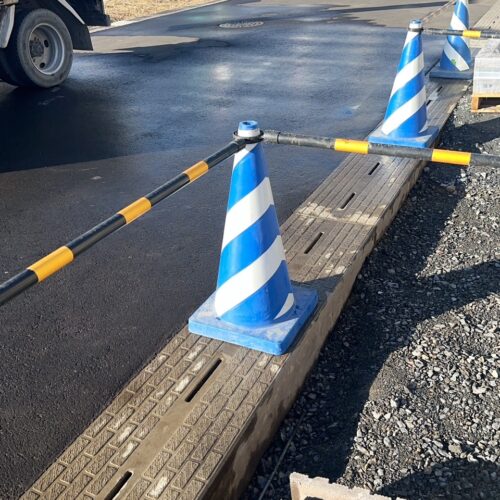 工事完了後の清掃作業です。