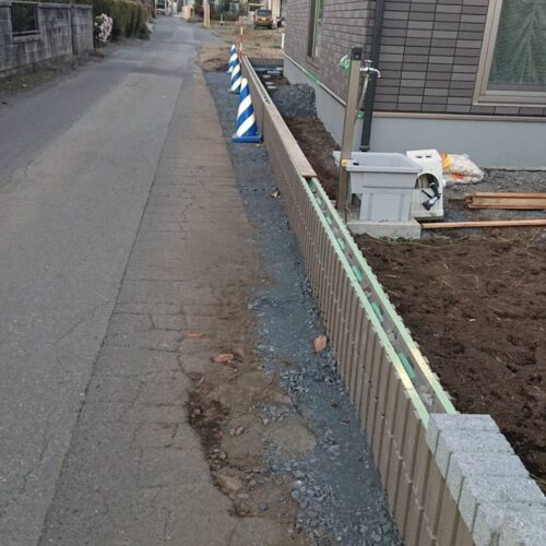 埋め戻しです。