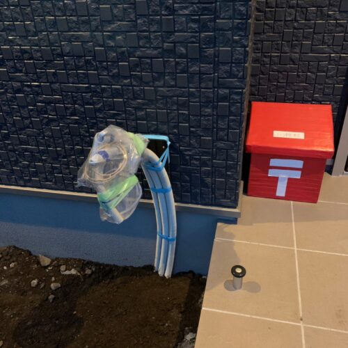 配線工事です。