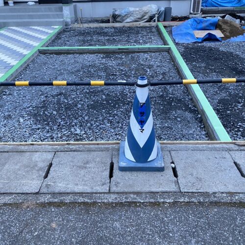 インター施工です。