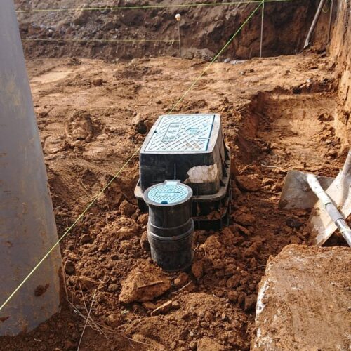 止水詮、メーターボックスの調整です。