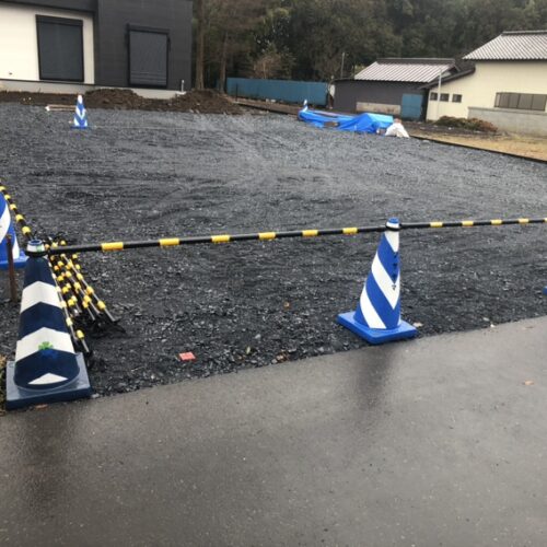 本日は朝からの雨が止まず雨の為に休工となります。