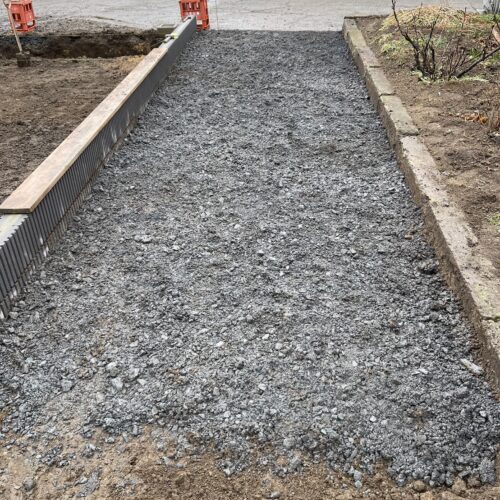 場内整地です。