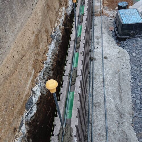 ブロック横筋です。