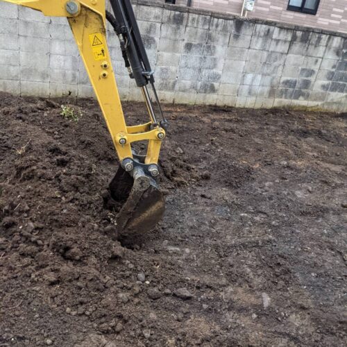 本日より着工です。よろしくお願いいたします。