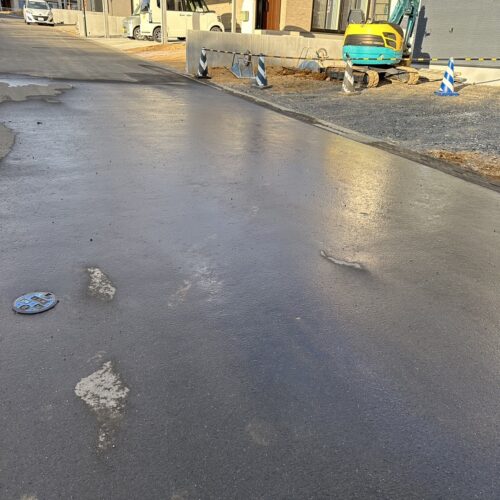 工事完了後の清掃作業です。