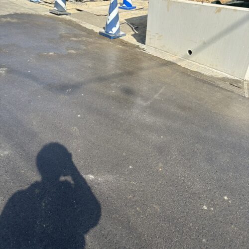 作業完了後の清掃です。