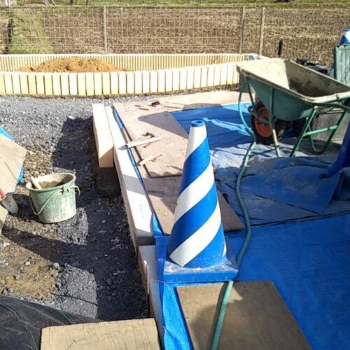 レンガこばだてです。