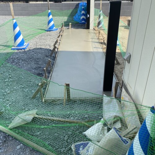 土間コンクリート仕上げ